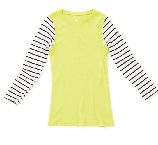 DIY Contrast-Sleeve Tee